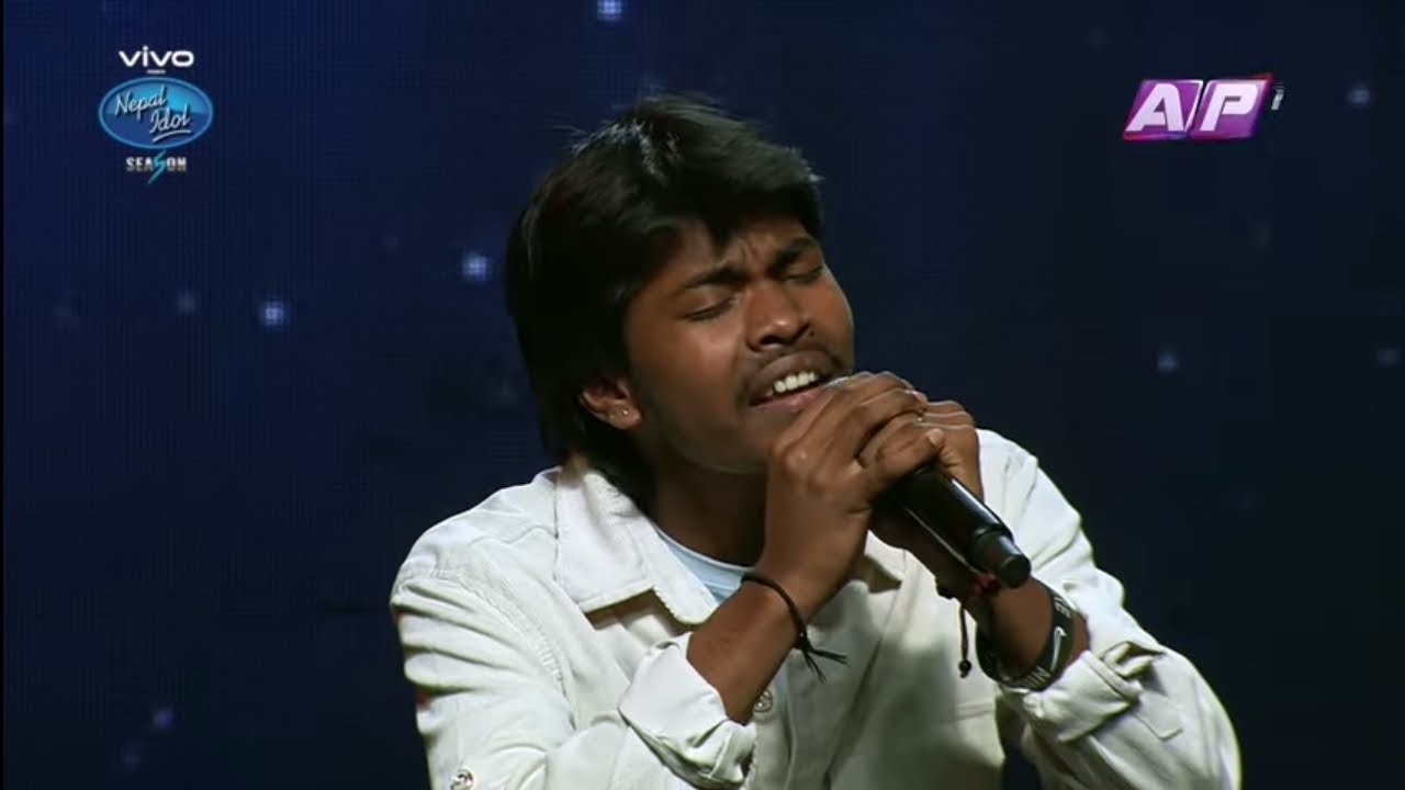 Karan pariyar  malai yo jindagile chot diyo gangani  golden mic nepal idol