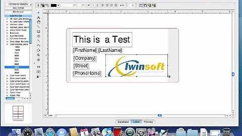 Label Maker Software for Mac: make address labels, mailing labels, shipping labels, envelopes