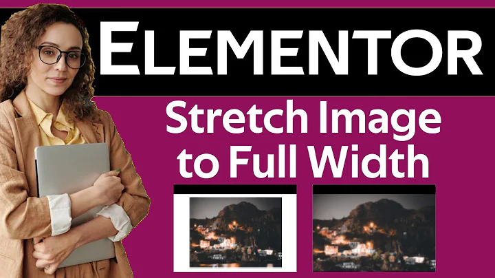 How to stretch the image to full width in elementor wordpress site