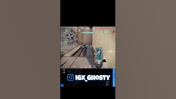 1v4 ghost clutch #valorant #shorts