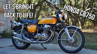 Getting an old CB750 back on the road