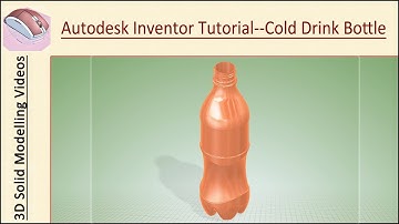 Autodesk Inventor Tutorial || Modeling a Cold Drink Bottle