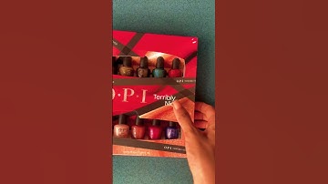 OPI nail polish haul ASMR #opinailpolish #unboxing #makeup haul #unboxingvideo #nailpolishhaul #nail