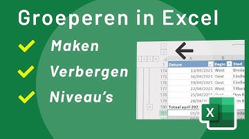 Groeperen in Excel: De complete uitleg!