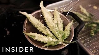 We Tried Deep-Fried Marijuana Leaves