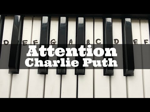 Attention - Charlie Puth | Easy Keyboard Tutorial With Notes (Right Hand)