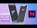 Adobe XD - Login Screen | Design Tutorial | Mobile App | Prototype