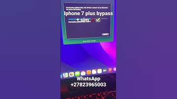 Iphone 7 plus iCloud bypass +sim