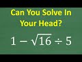 Mental Math Challenge Quiz