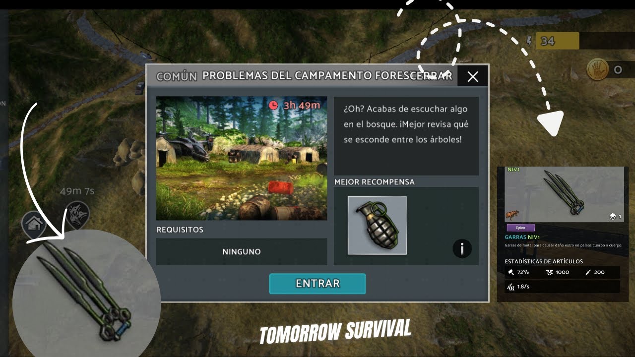 😱 Estas GARRAS están ROTAS🔥/Tomorrow Survival
