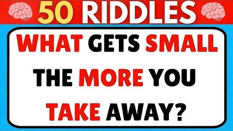 50 Hardest Riddles & Brain Teasers Quiz 🧠 | Impossible Logic Puzzles & IQ Test Challenge 🤯