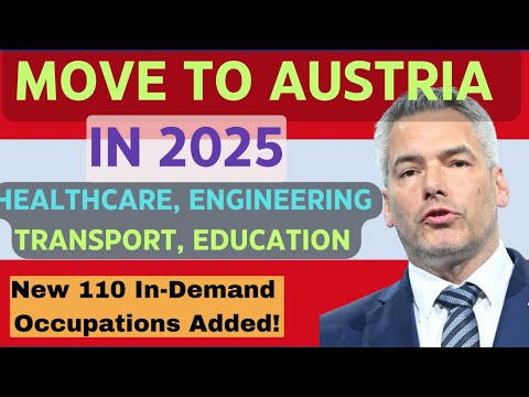 Move to Austria 2025 | Free Work Visa & Residency Permit | Schengen ...