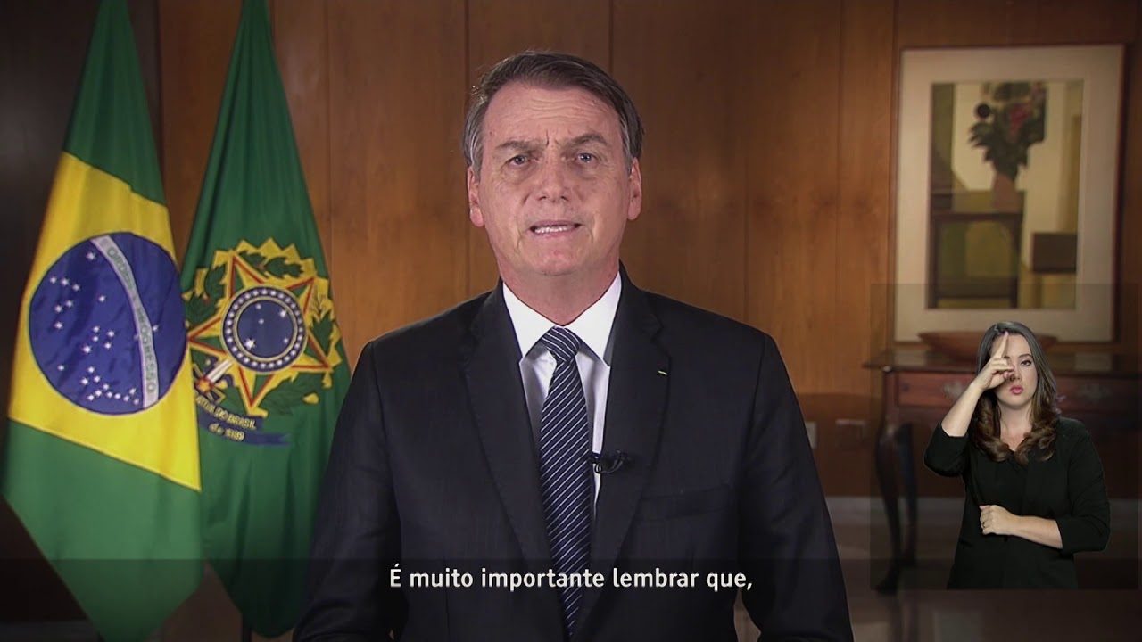 Pronunciamento do Presidente Jair Bolsonaro - YouTube