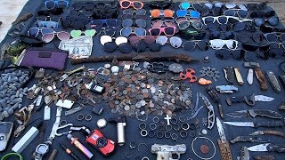 2017 River Finds!  iPhones, Knives, Rings, Sunglasses and a Pile of Money! | Nugget Noggin