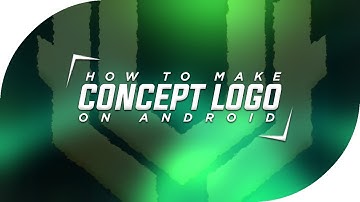 HOW TO MAKE A CONCEPT LOGO ON ANDROID (Ps Touch) 😎