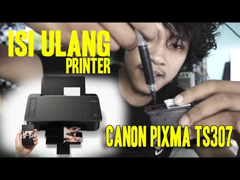 Tutorial mengisi ulang tinta di Cartridge Canon Ip2770. 