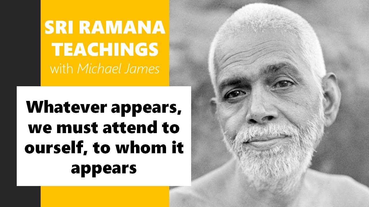 2025-07-13 San Diego Ramana Satsang: Whatever appears, we must attend to ourself, to whom it appear
