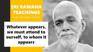 2025-07-13 San Diego Ramana Satsang: Whatever appears, we must attend to ourself, to whom it appear