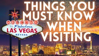 Things to know BEFORE you Visit Las Vegas | Las Vegas Travel Tips