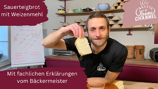 Sauerteigbrot selber backen mit Weizenmehl // Der Unterschied zwischen Sauerteig und Hefe