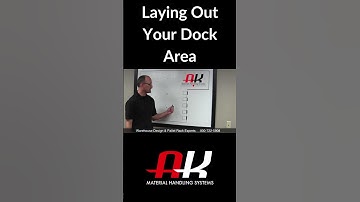 Laying Out Your Dock Area - Warehouse Design #akmhs #palletrack #warehouse