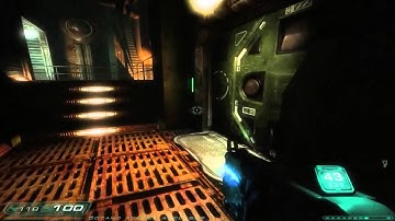 Doom 3 - 12 - Monorail Skybridge (Sikkmod 1.2, Wulfen Textures) Español