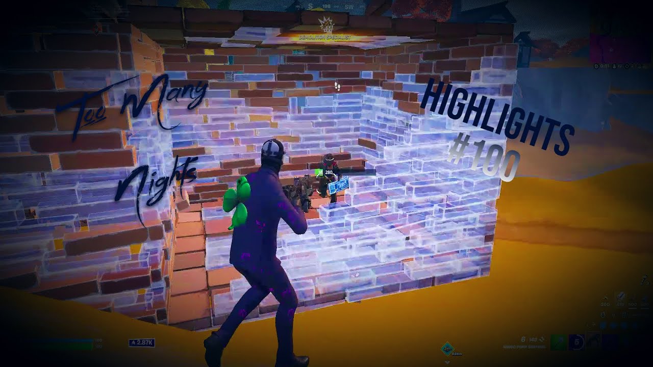 Too Many Highlights Too Many Nights 🌃 | Fortnite Highlights #100 - YouTube