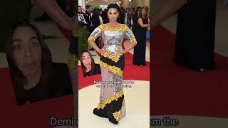 #DemiLovato returned to the #MetGala after being banned in 2016. 👀 #fashion #celebrity