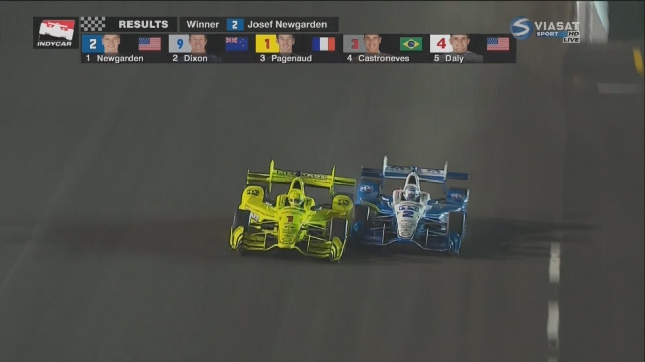 IndyCar Series 2017. Gateway Motorsports Park. Last Laps