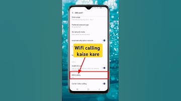 wifi calling kaise kare vivo | wifi calling | how to on wifi calling |#shorts #wificalling #wifi