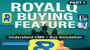 RoyalQ Buying Feature Explained 🔥 | Part 1 CMD + Buy Simulation Full Guide in Hindi