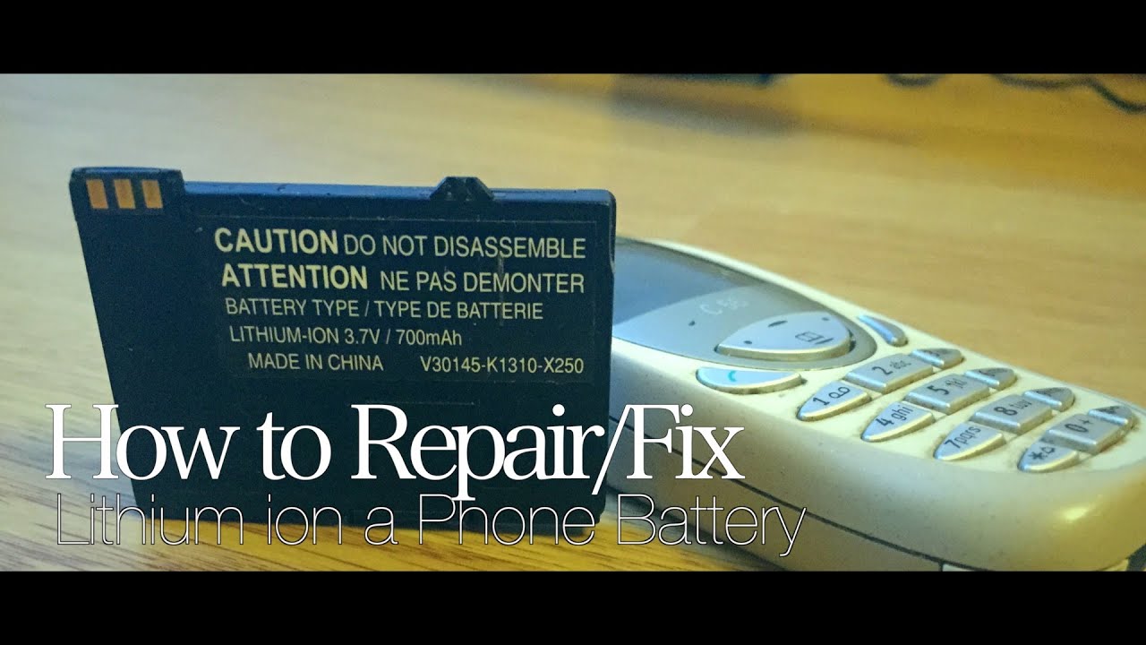 How To Fix/Restore/Revive Battery of Old Mobile Phone with ...