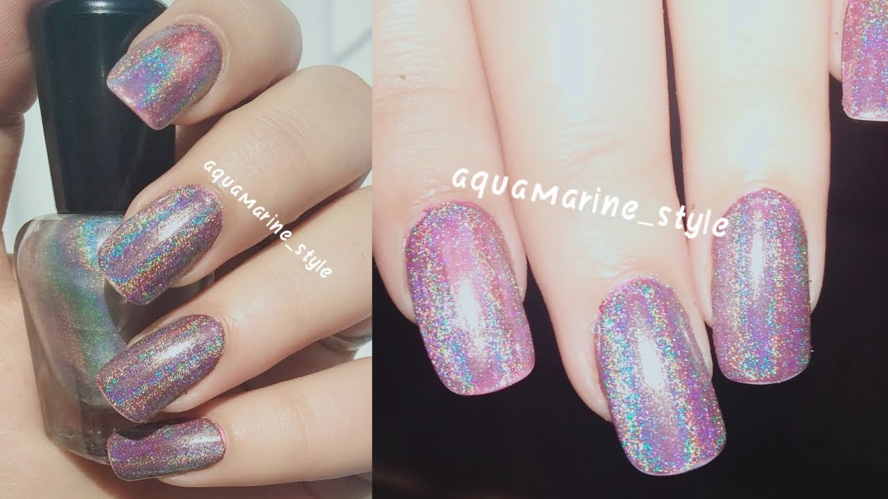 HOW TO Turn your Boring Nail Polish to HOLOGRAPHIC- Nail Trends 2020