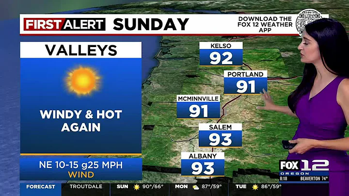 First Alert Sunday morning FOX 12 weather forecast (5/14)
