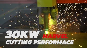 【HGTECH】30KW 50MM CUTTING PERFORMANCE