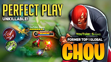 Chou Exp Lane Perfect Gameplay [ Chou Best Build Top Global ] By YT: Sнуиσ. - Mobile Legends