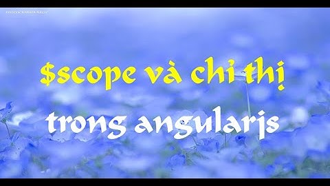 AngularJS - Scope và các chỉ thị thường dùng
