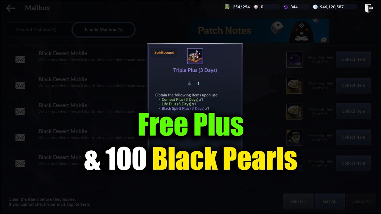 black desert plus  Update  Black Desert Mobile Free Plus \u0026 100 Black Pearls