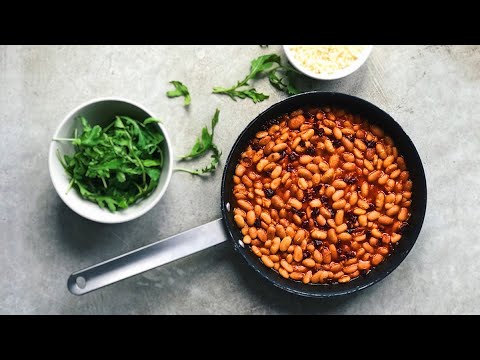 ALUBIAS CON TOMATE Y CUSCÚS