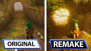 Zelda Ocarina Of Time | Original vs Remake | An Unreal Engine Project by CryZENx