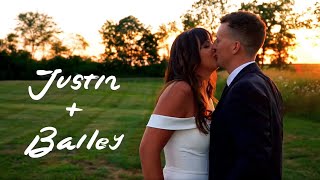 Justin + Bailey // Wedding Highlight Film // Union 12 // Columbia City, Indiana