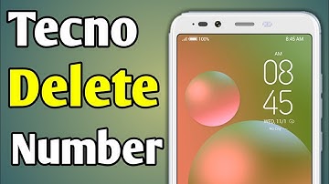 Tecno Mobile Number Delete | Tecno Mobile Me Number Delete Kaise Kare