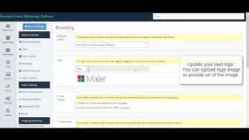 Learn how to rebrand and customize the Software Design in Inbox2biz Email Marketer v7