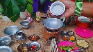 Sabudana Khichdi | Miniature Cooking | Sago Khichdi |(Village Style ? Tiny Food ?‍?)