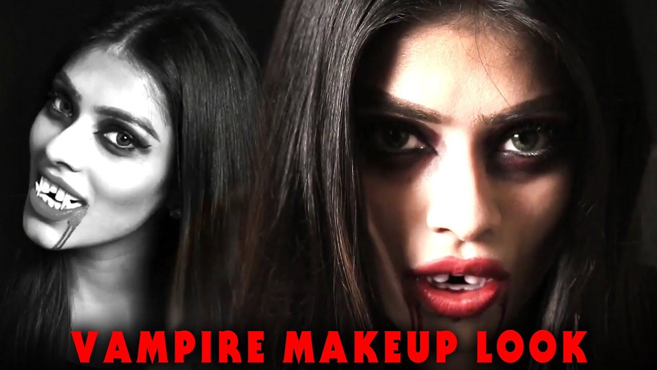 Easy Vampire Halloween Makeup Look Halloween Special Foxy Makeup