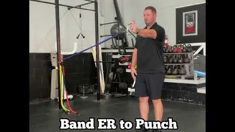 Band External Rotation to Punch