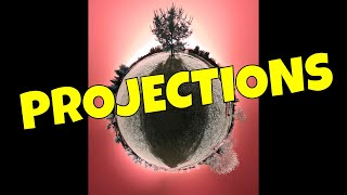 360 Degree Panoramic Image Projections Including Little Planets