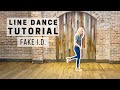 Fake ID **CORRECT** LINE DANCE TUTORIAL