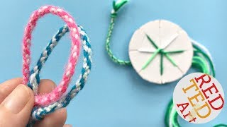 This is one of the easiest ways to make a friendship bracelet. based
on kumihimo bracelets from japan, great bracelet method. we lov...