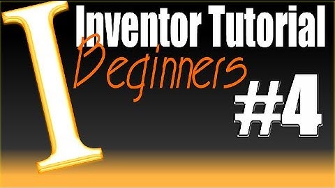 4- Inventor Beginner Tutorial: Using the Mouse zoom,move, rotate the part